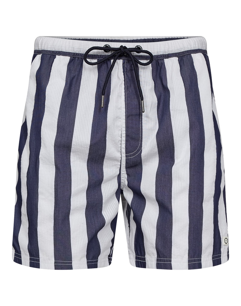 BS Bahia Regular Fit Swim Shorts - Navy/White