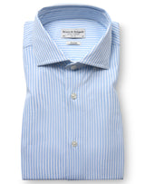 BS Brady Slim Fit Shirt - Light Blue/White