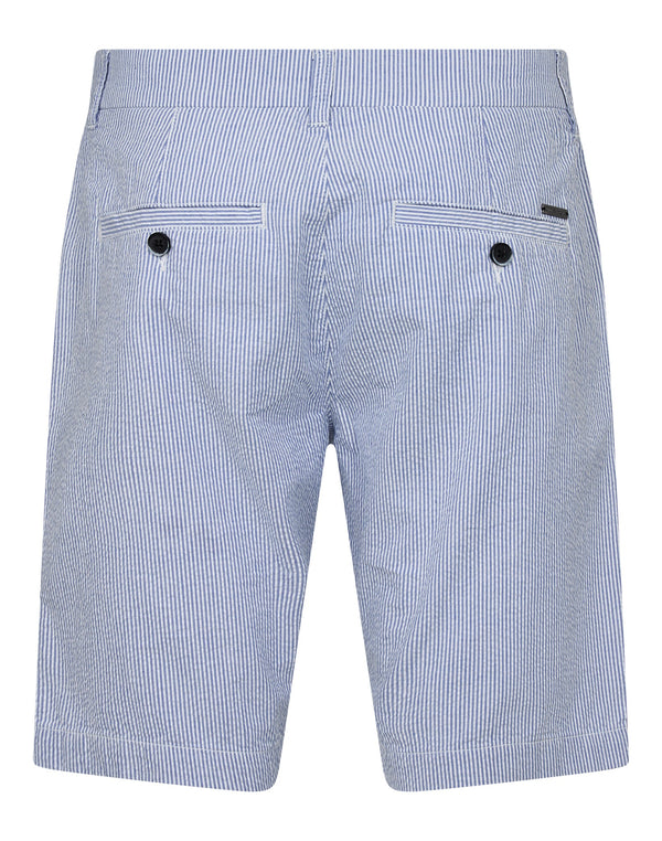 BS Ferit Regular Fit Shorts - Blue/White