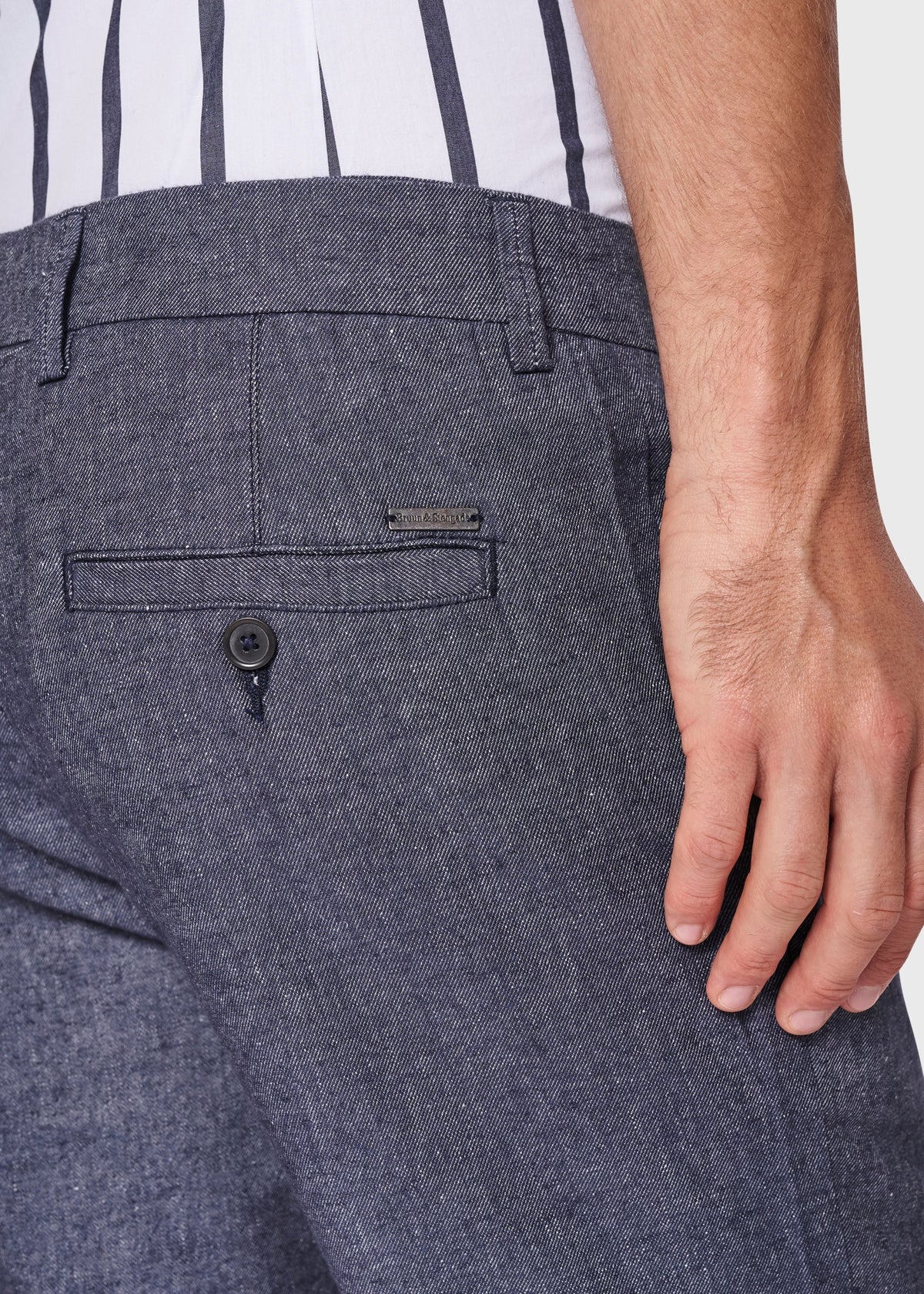 BS Zinman Regular Fit Shorts - Navy