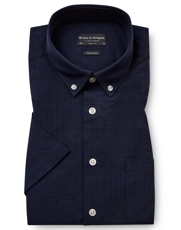 BS Baugh Modern Fit Shirt - Navy