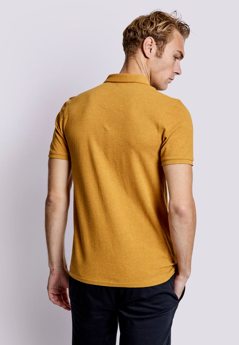 BS Monir Regular Fit Polo Shirt - Tan