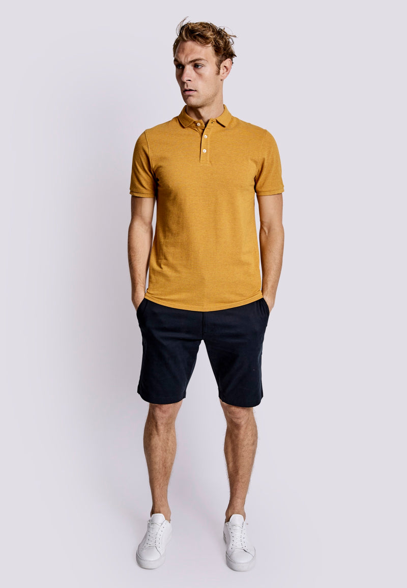 BS Monir Regular Fit Polo Shirt - Tan