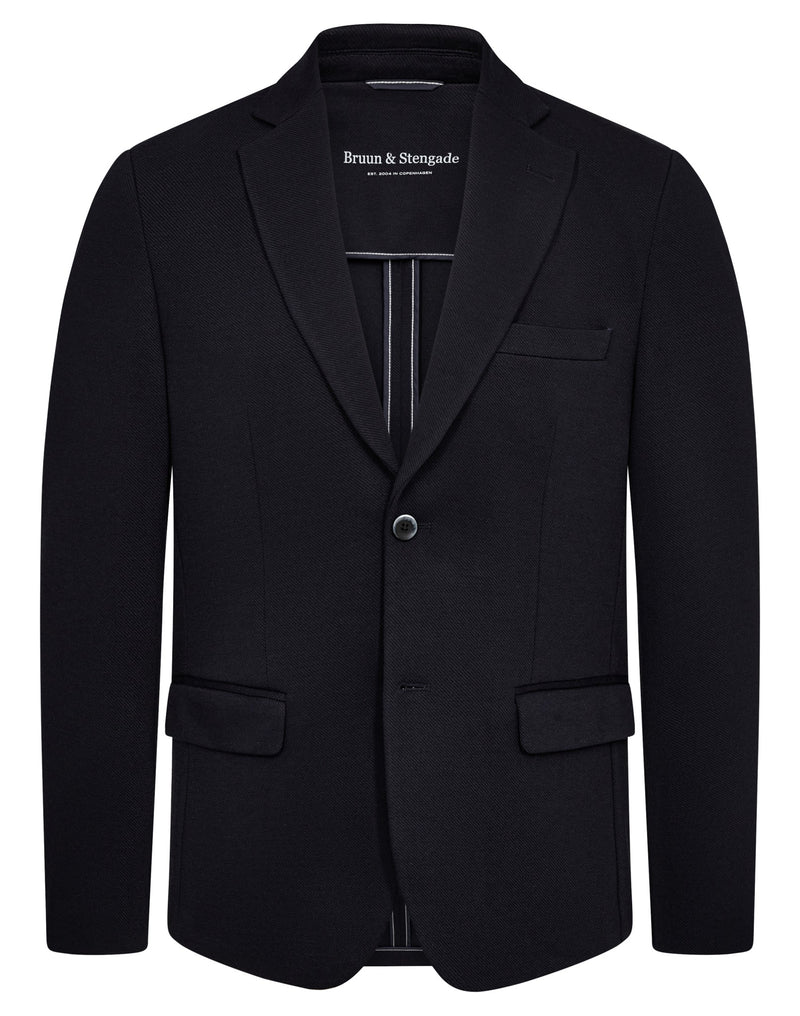 BS Riviere Classic Fit Blazer - Navy