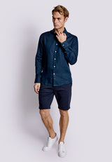 BS Bilbao Casual Modern Fit Shirt - Navy