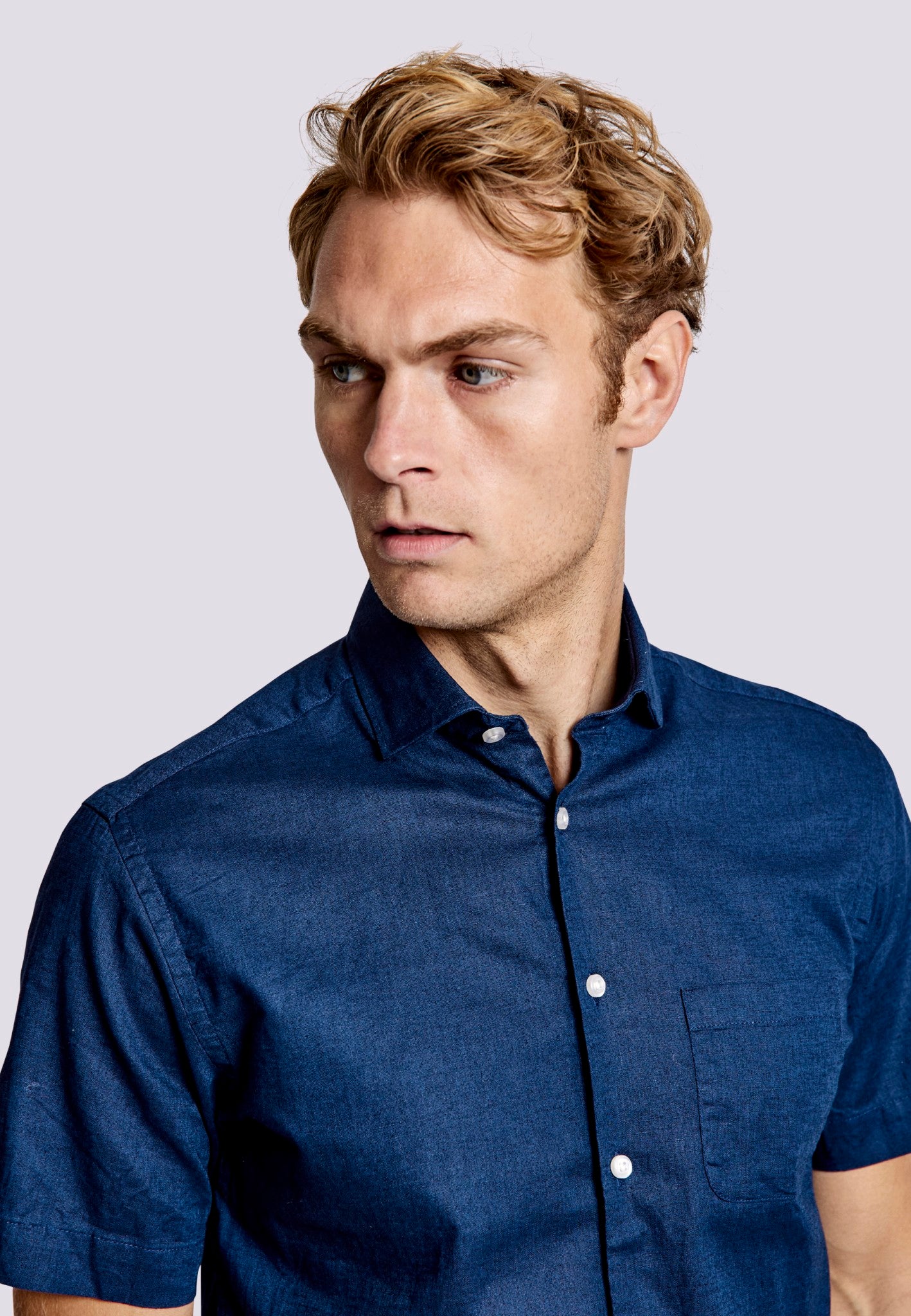 BS Gandia Casual Modern Fit Skjorte - Navy