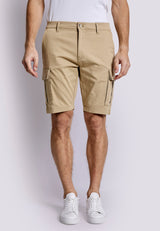 BS Adrian Regular Fit Shorts - Beige