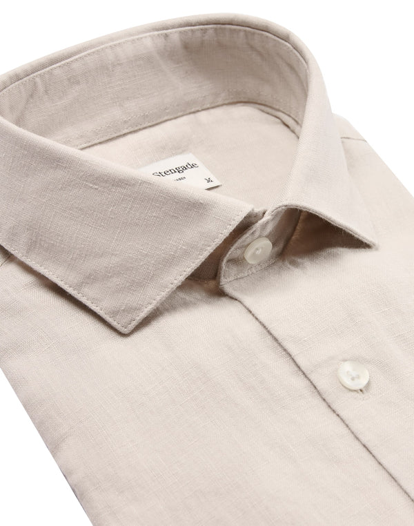 BS Sevilla Casual Slim Fit Shirt - Sand