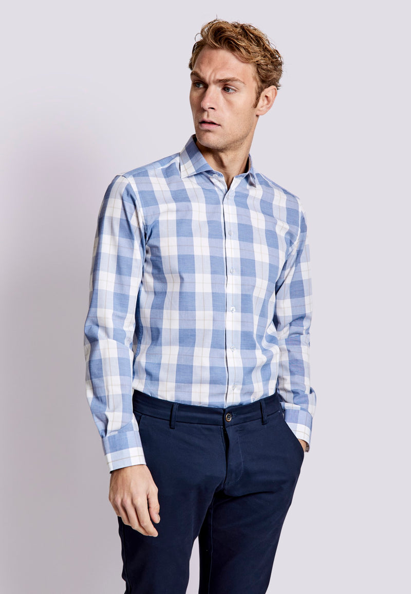 BS Elordi Slim Fit Shirt - Blue