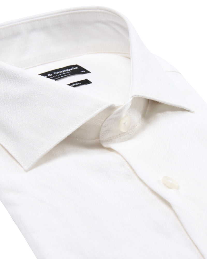 BS Bilbao Casual Modern Fit Shirt - White