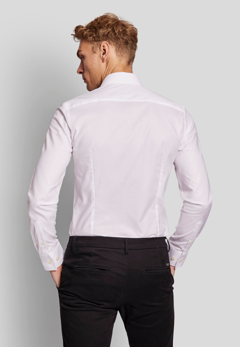 BS Pavarotti super slim fit shirt - White