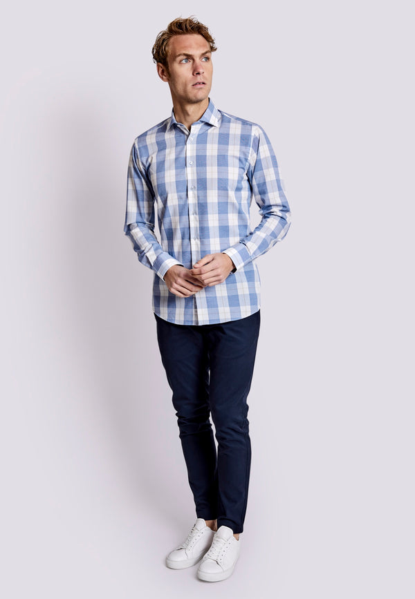 BS Elordi Slim Fit Shirt - Blue