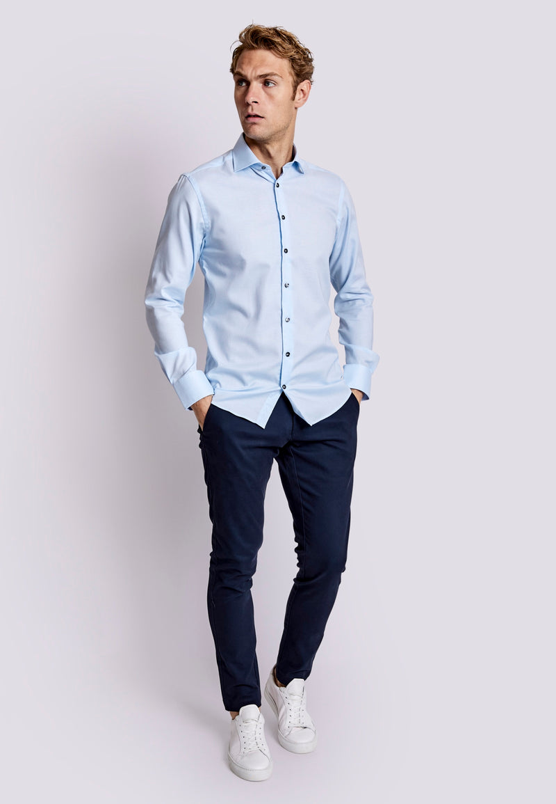 BS Walton Slim Fit Shirt - Light Blue