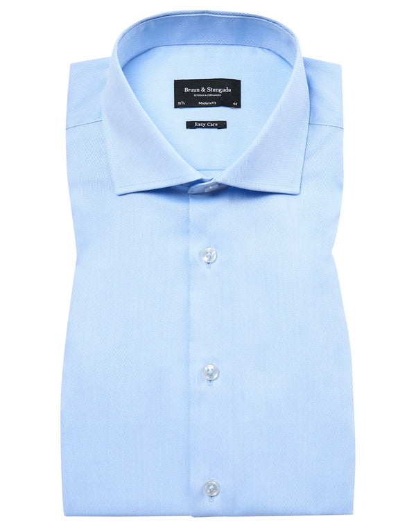 BS Robben Modern Fit Shirt - Light Blue