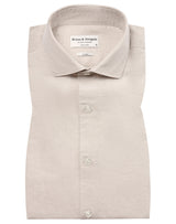 BS Sevilla Casual Slim Fit Shirt - Sand