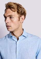 BS Bilbao Casual Modern Fit Shirt - Light Blue