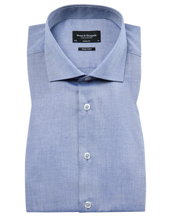 BS Pirlo Modern Fit Shirt - Blue