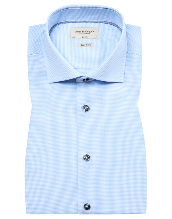 BS Walton Slim Fit Shirt - Light Blue