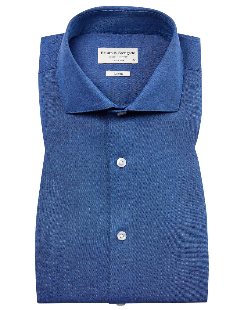 BS Sevilla Casual Slim Fit Shirt - Blue