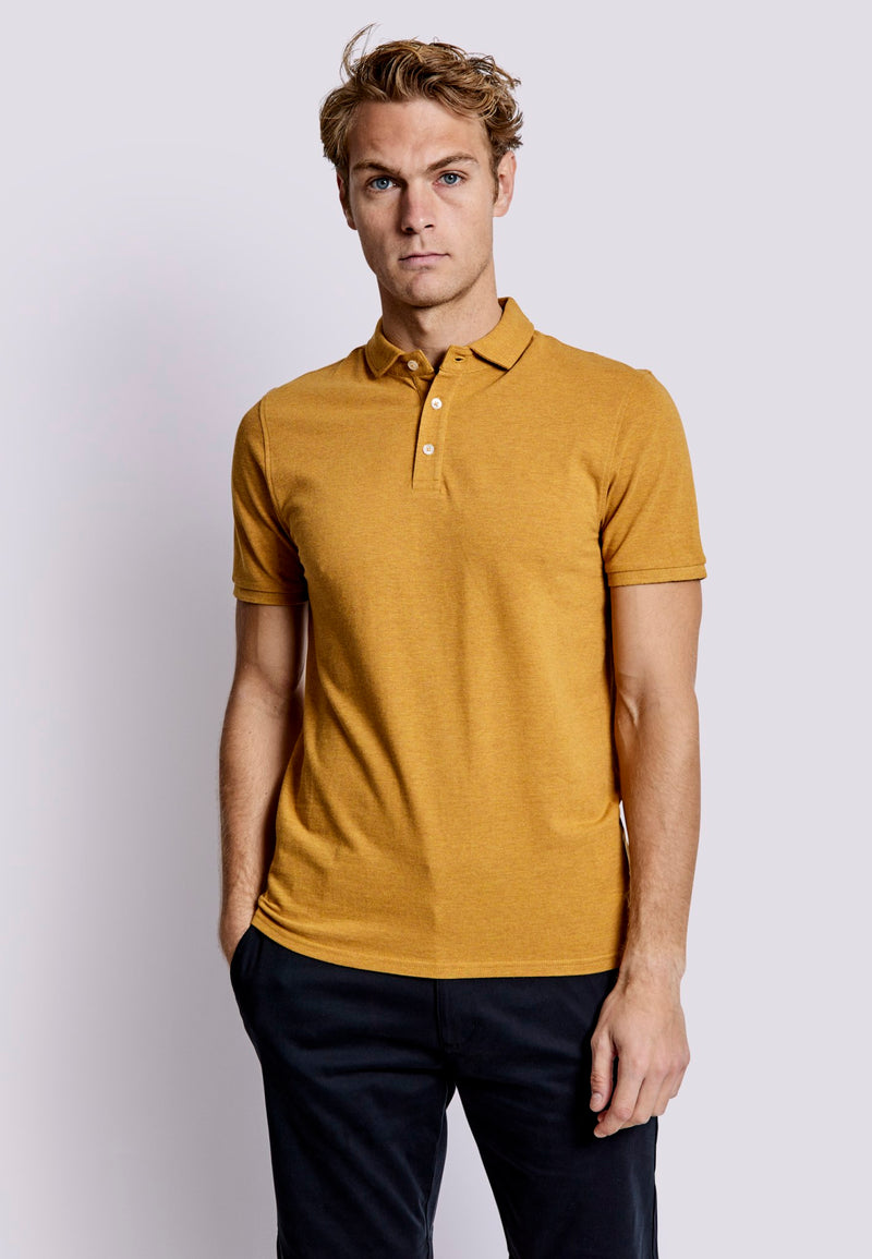 BS Monir Regular Fit Polo Shirt - Tan