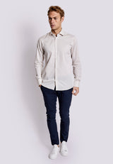 BS Austin Slim Fit Shirt - Beige