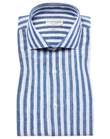 BS Valencia Casual Slim Fit Shirt - Blue/White