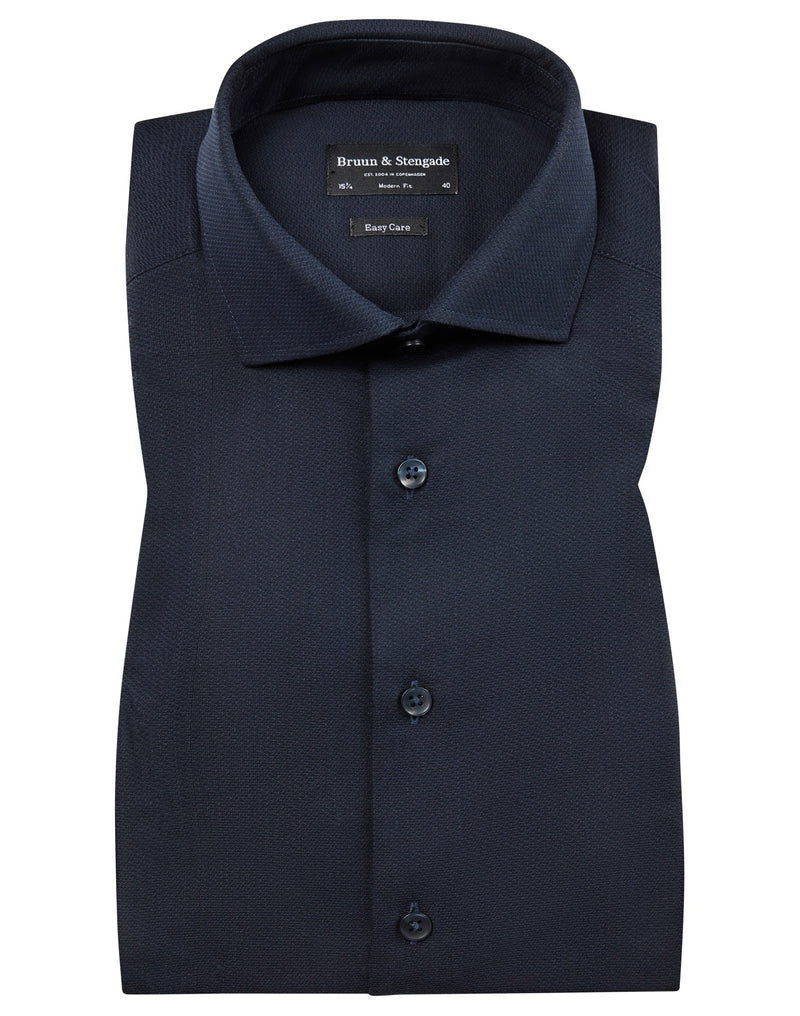 BS Falcao Modern Fit Shirt - Navy