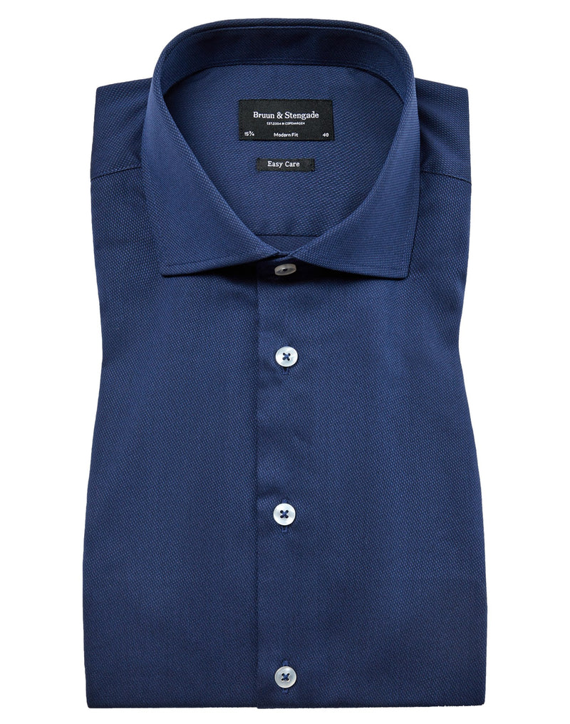 BS Totti Modern Fit Shirt - Navy