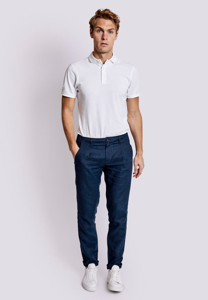 BS Enrique Slim Fit Chinos - Navy