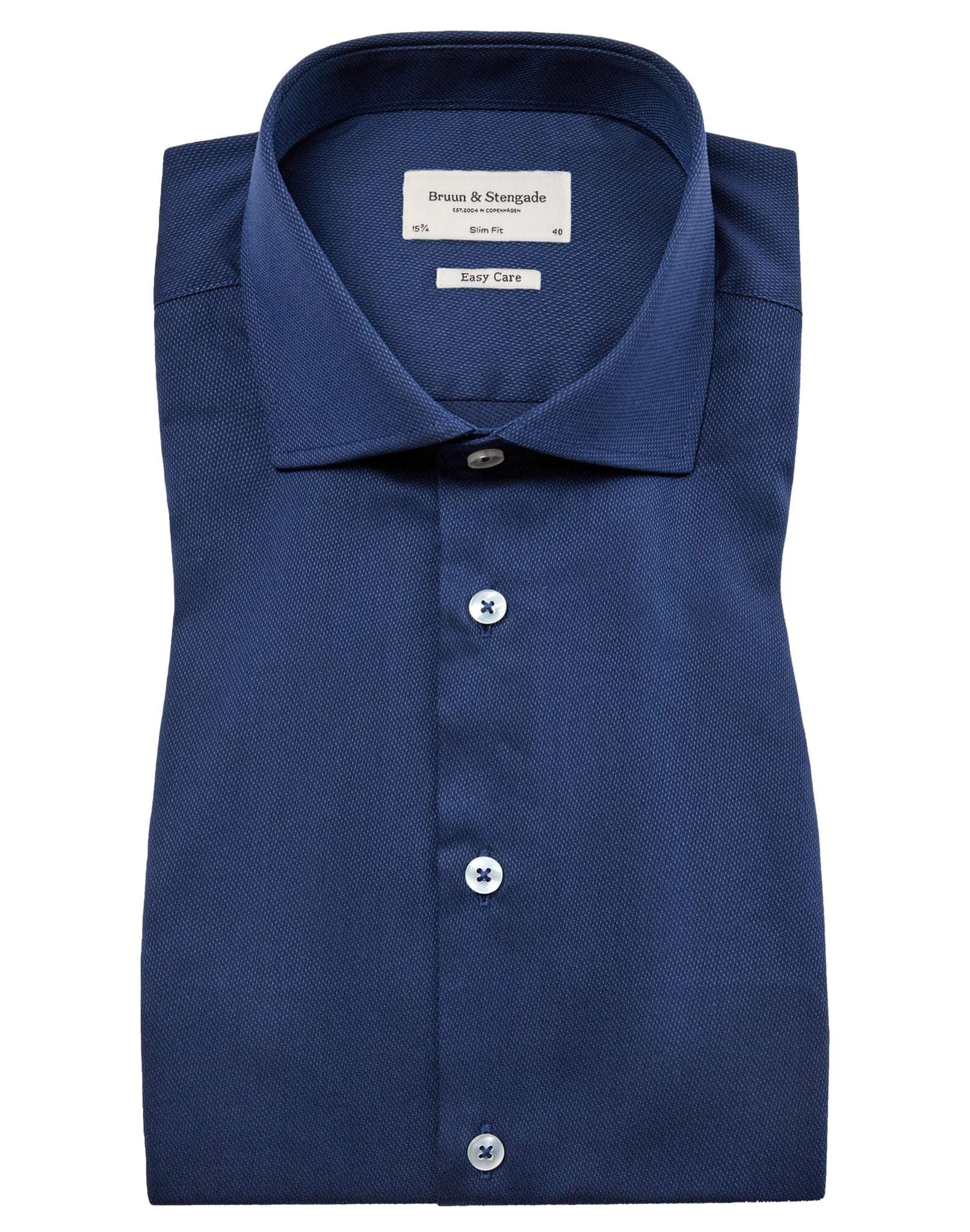 BS Colman Slim Fit Skjorte - Navy