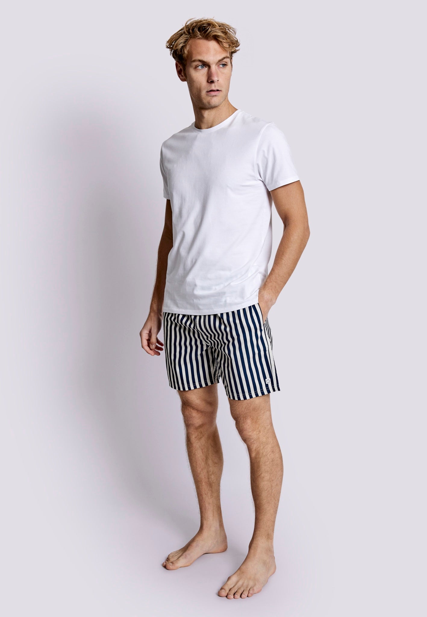 BS Havana Regular Fit Swim Shorts - Navy/Kit