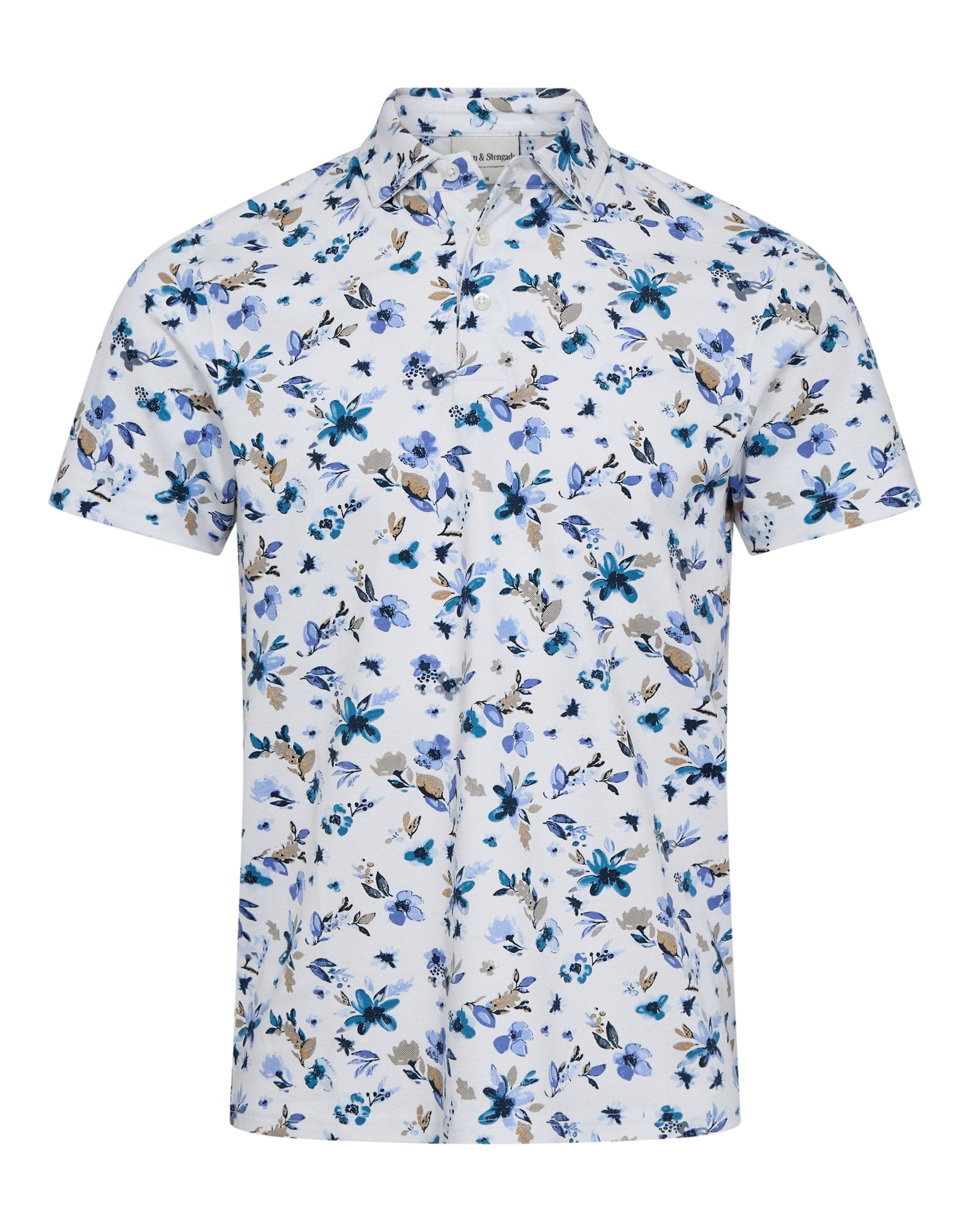 BS Hermanos Regular Fit Polo Shirt - White