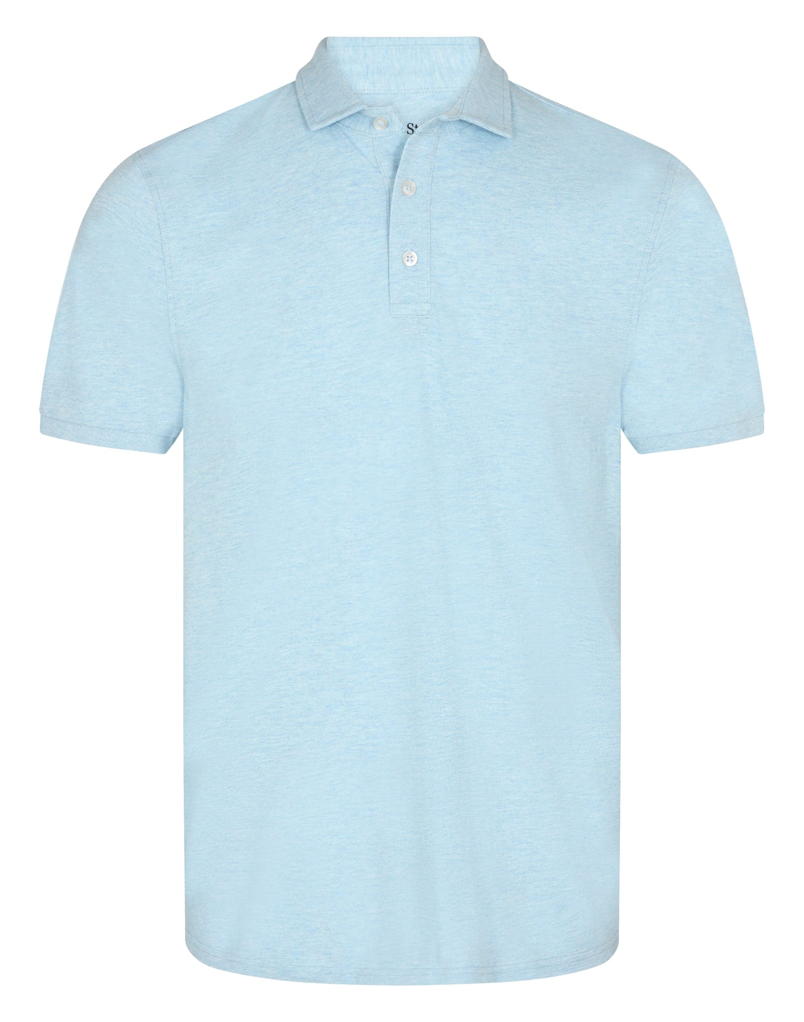 BS Monir Regular Fit Polo Shirt - Sky