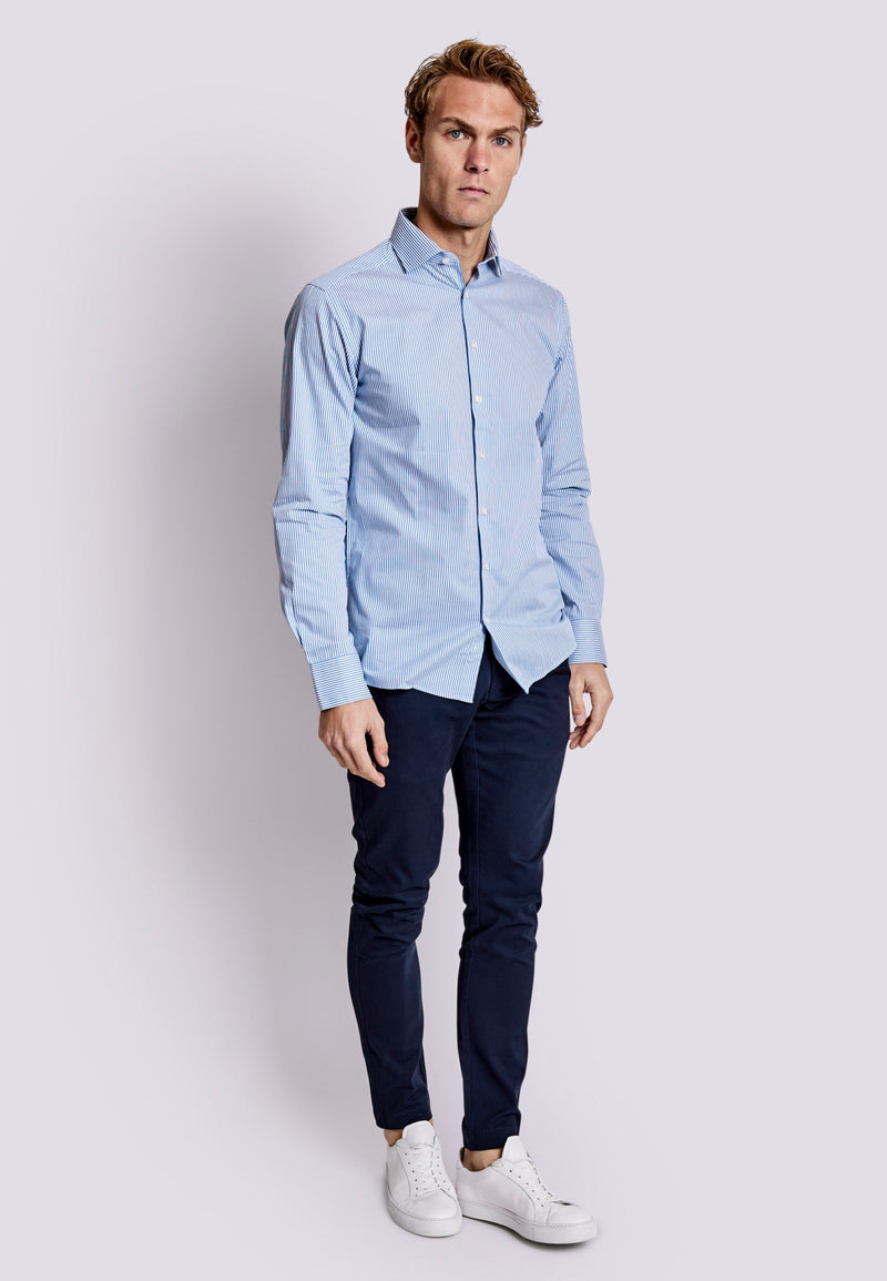 BS Vaughn Slim Fit Shirt - Blue/White