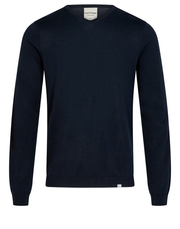 BS Armando Regular Fit Knitwear - Navy