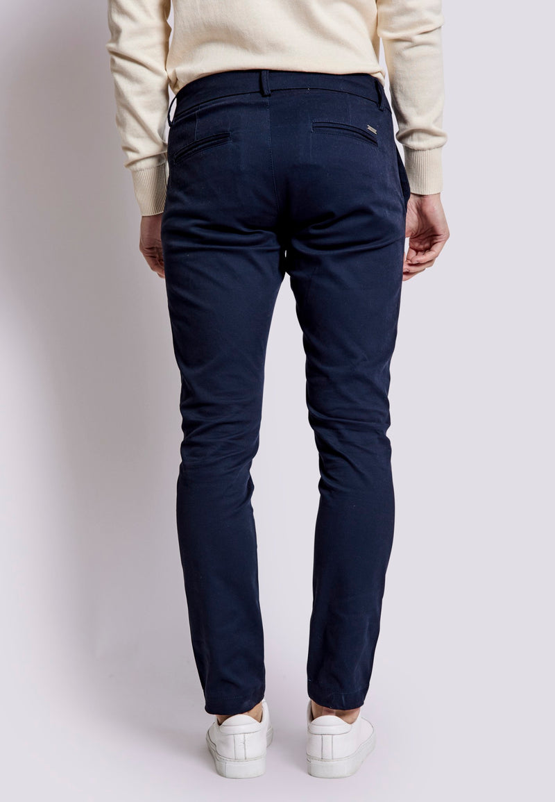 BS Andrik Slim Fit Chinos - Navy