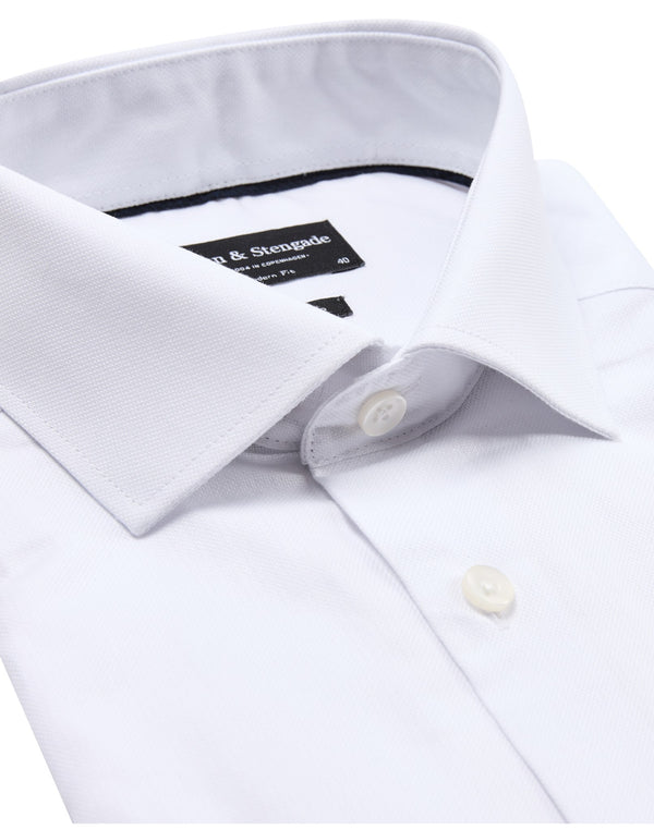 BS Percie Modern Fit Shirt - White