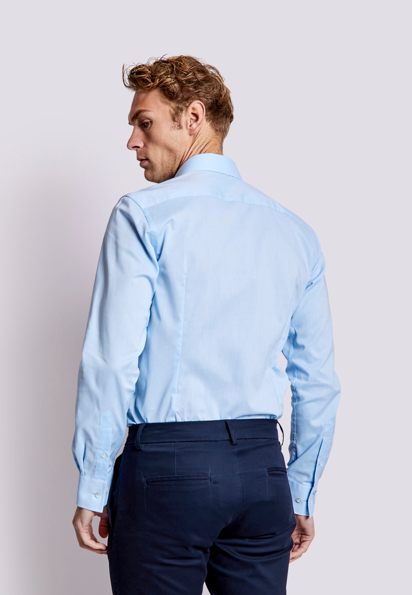 BS Giggs Modern Fit Skjorte - Light Blue