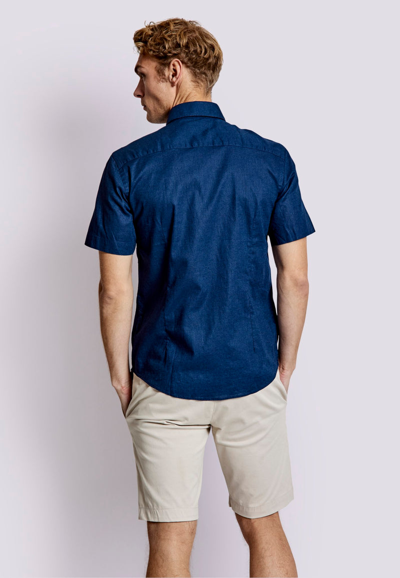 BS Gandia Casual Modern Fit Shirt - Navy