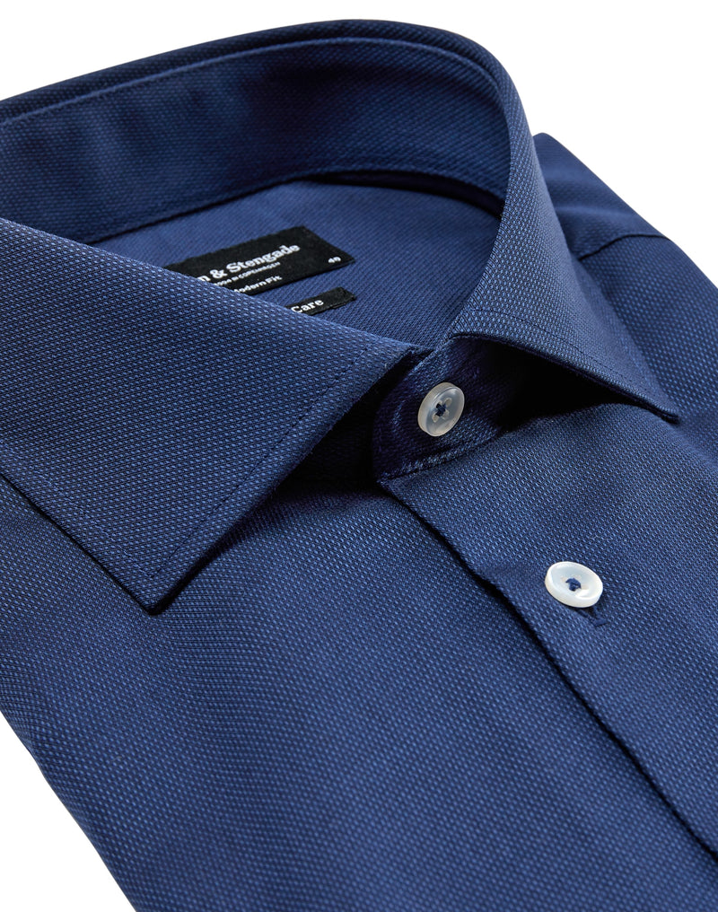 BS Totti Modern Fit Shirt - Navy