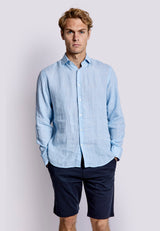 BS Madrid Casual Slim Fit Shirt - Light Blue