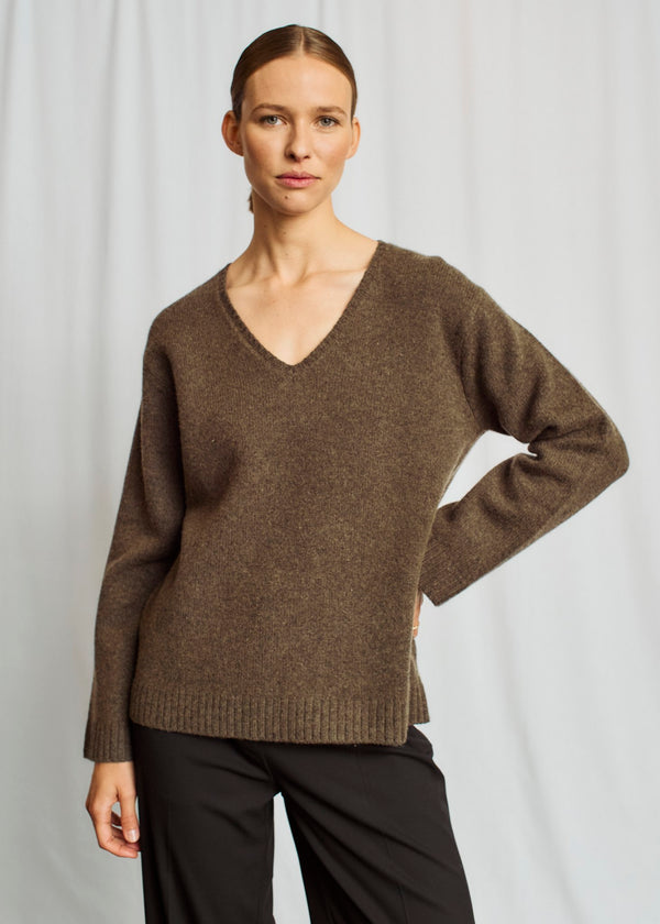 BS Isidora Regular Fit Knitwear - Brown