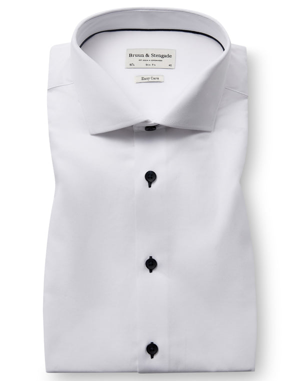 BS Gnabry Slim Fit Shirt - White