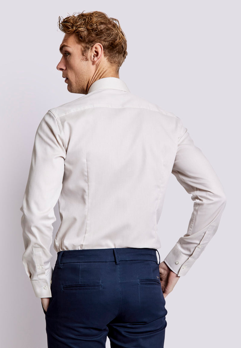 BS Austin Slim Fit Shirt - Beige