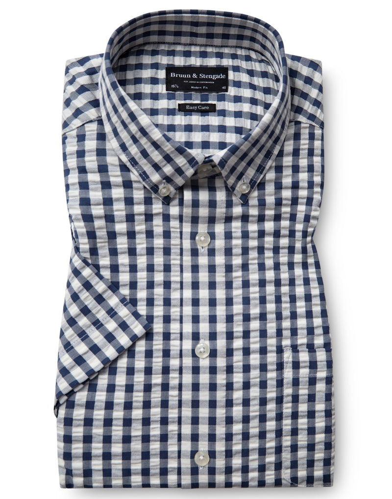 BS Marino Modern Fit Shirt - Dark Blue