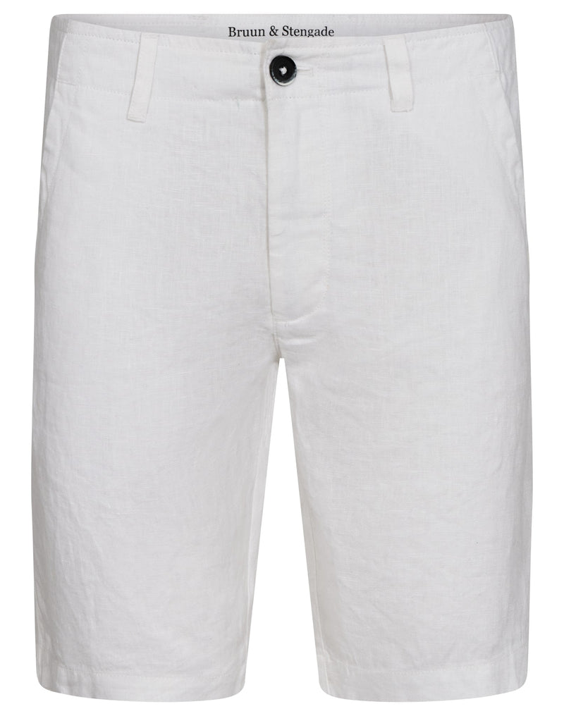 BS Andros Regular Fit Shorts - White