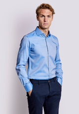 BS McKay Slim Fit Shirt - Blue