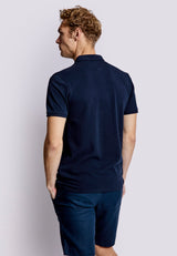 BS Monir Regular Fit Polo Shirt - Navy