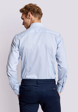 BS Cannavaro Modern Fit Shirt - Light Blue/White