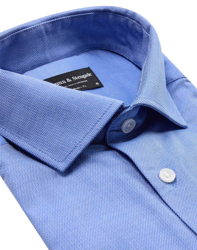 BS Yaya Modern Fit Shirt - Blue